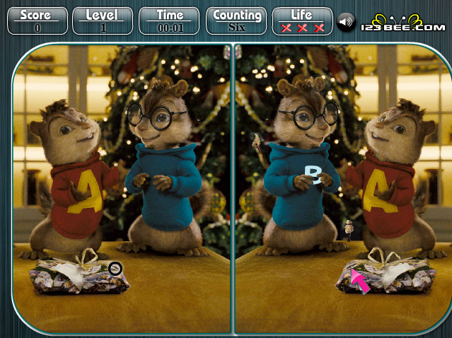 Alvin and the Chipmunks - Spot the Difference