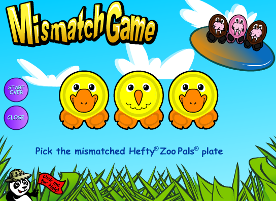 ZooPals Mismatch Game