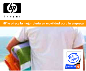 HP Compaq Evo N800v Spanish Banner Ad