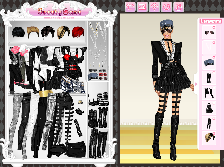 Rihanna Dress Up Game