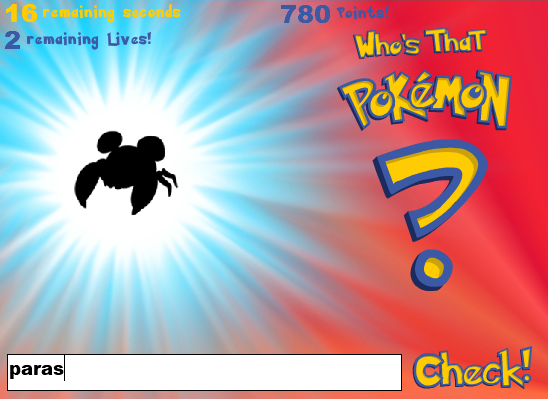 Who's That Pokemon?