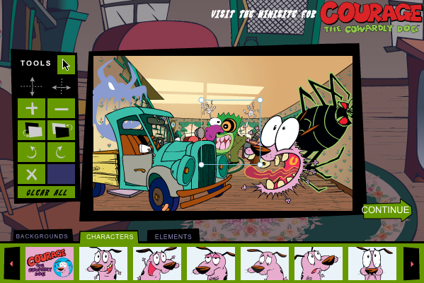 Courage the Cowardly Dog: Create Your Own E-Card