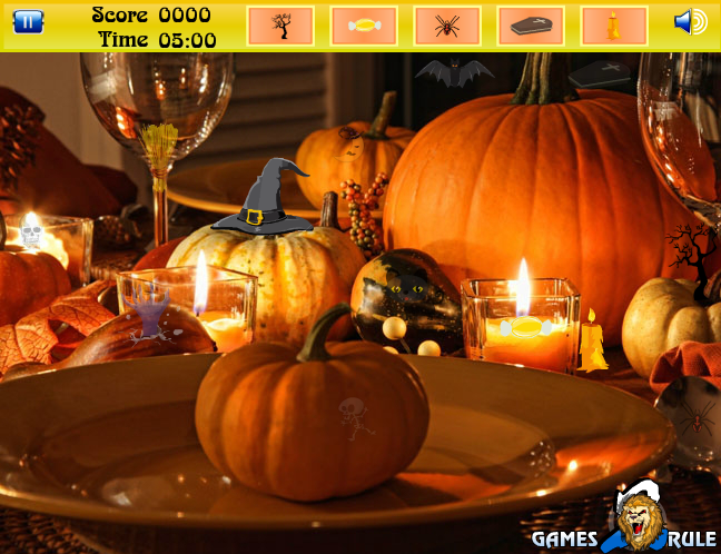 Hidden Objects: Halloween Room