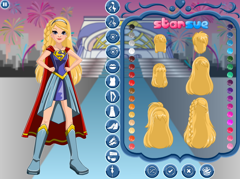 DC Super Hero Girls Intergalactic Supergirl Dress Up