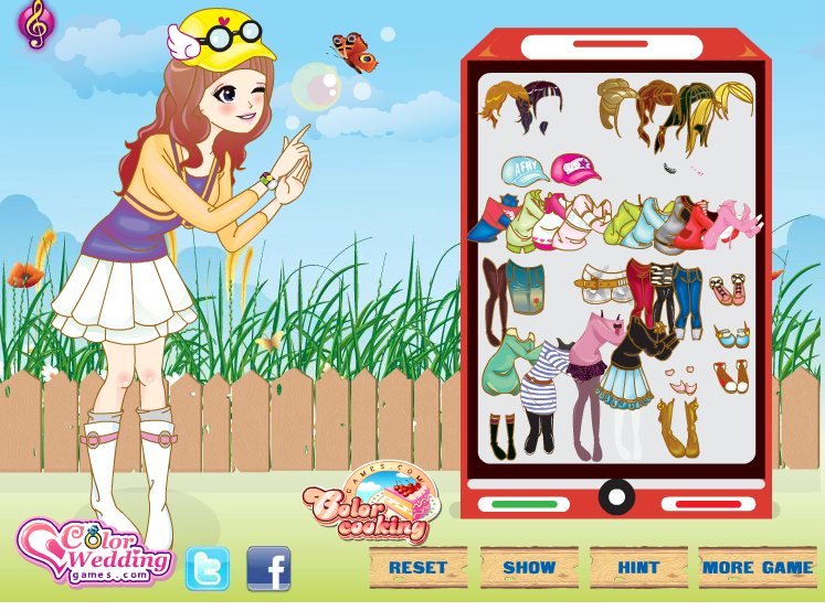 Fun Bubble Girl Dressup