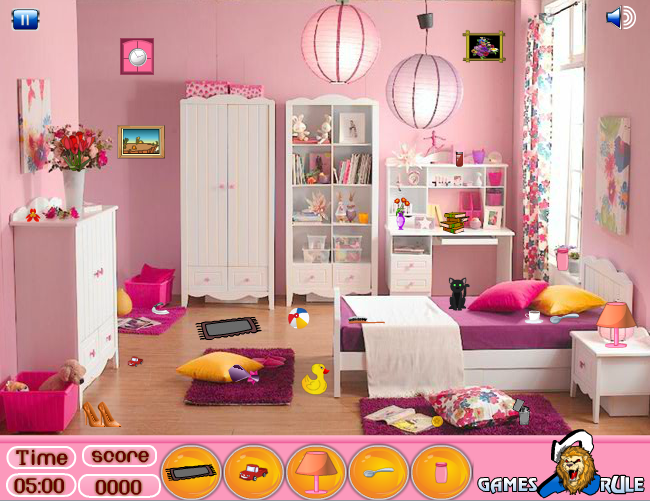 Pink Room Hidden Objects