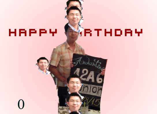 Happy Birthday to Tran Hoang Nam (Game Flappy Nam)