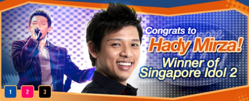 Singapore Idol Website 2007 Banner