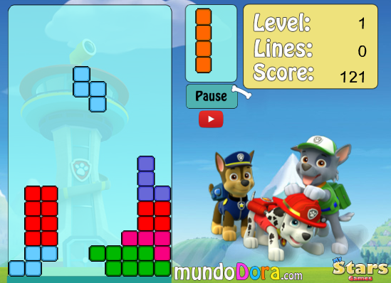 Paw Patrol Tetris