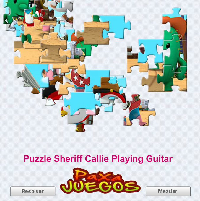 Puzzle Sheriff Callie Playing Guitar