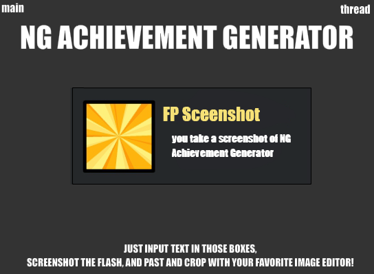 NG Achievement Generator