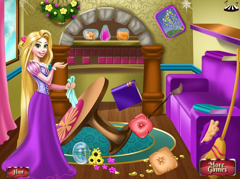 Rapunzel Room Cleaning