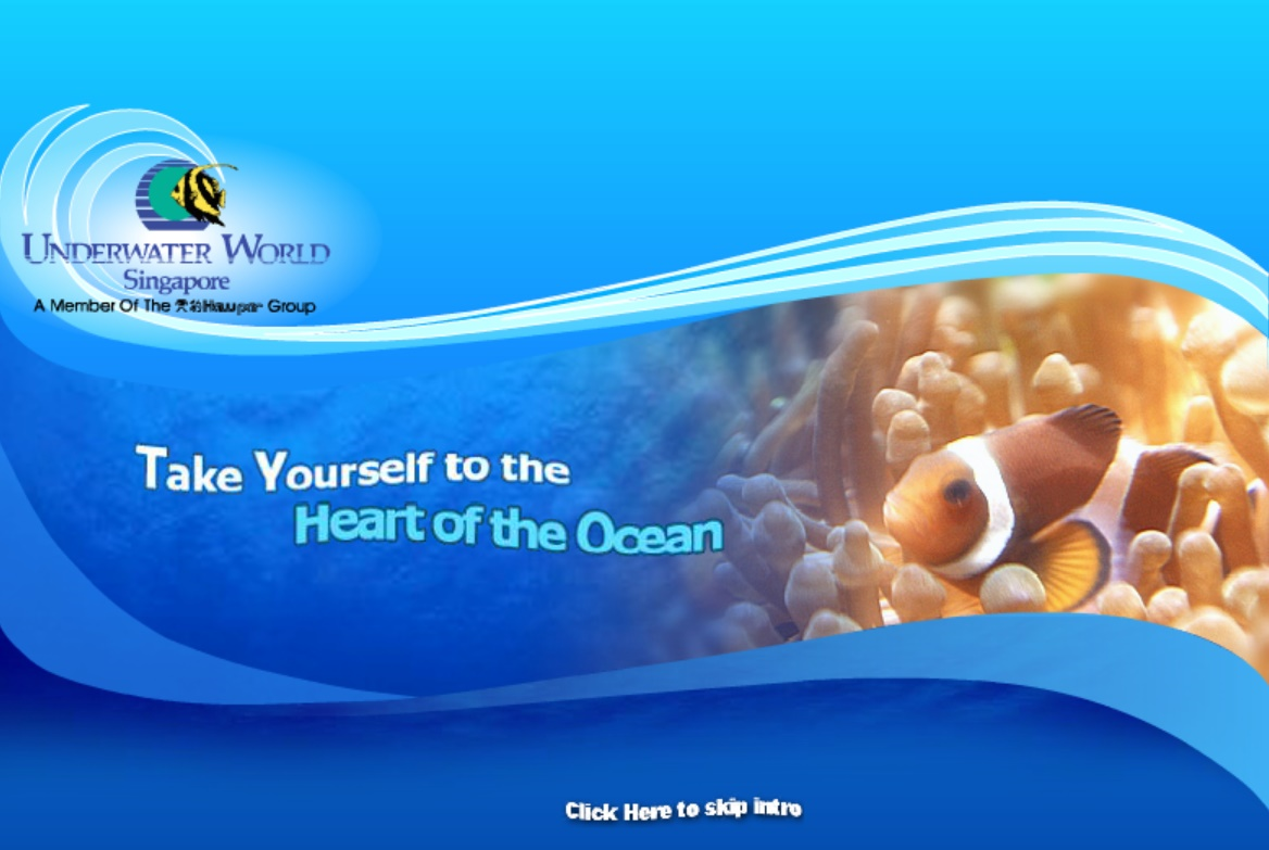 Underwater World Singapore 2006 Website Intro