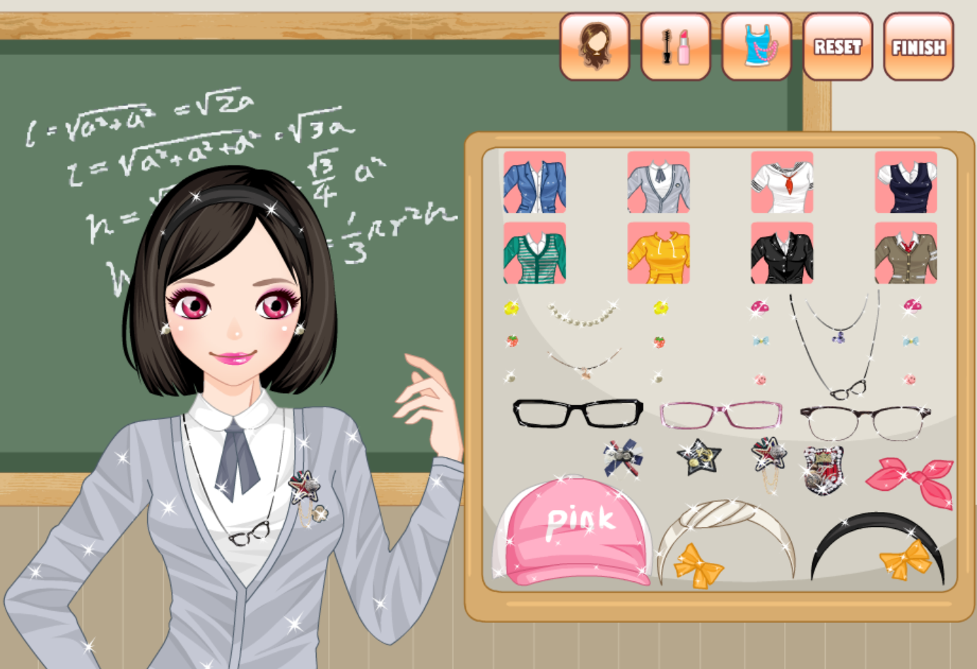 School Girl Make Up Game