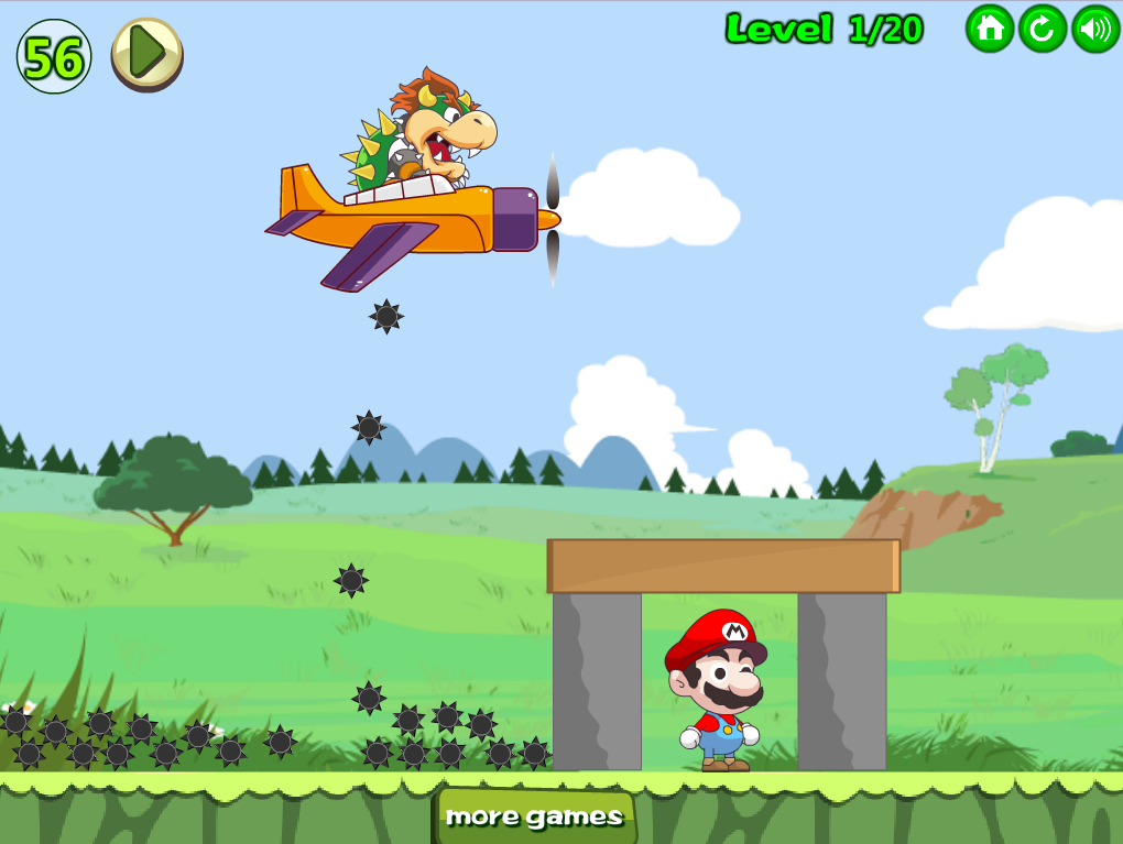 Koopa Air Raid Mario