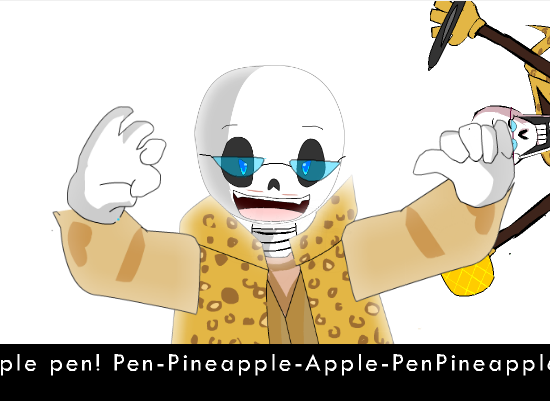 Sans Pen Pineapple Apple Pen