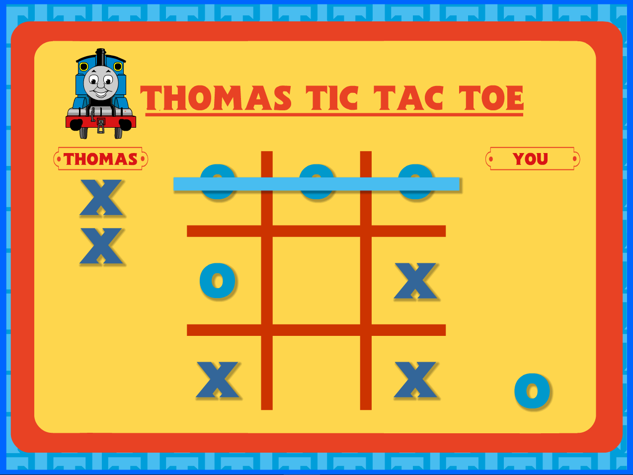 Thomas & Friends Tic Tac Toe