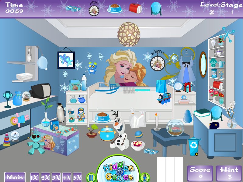 Elsa Hidden Objects