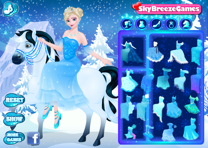 Elsa Goes Horseback Riding