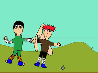 Rock Lee Vs Gaara ( work in progress)