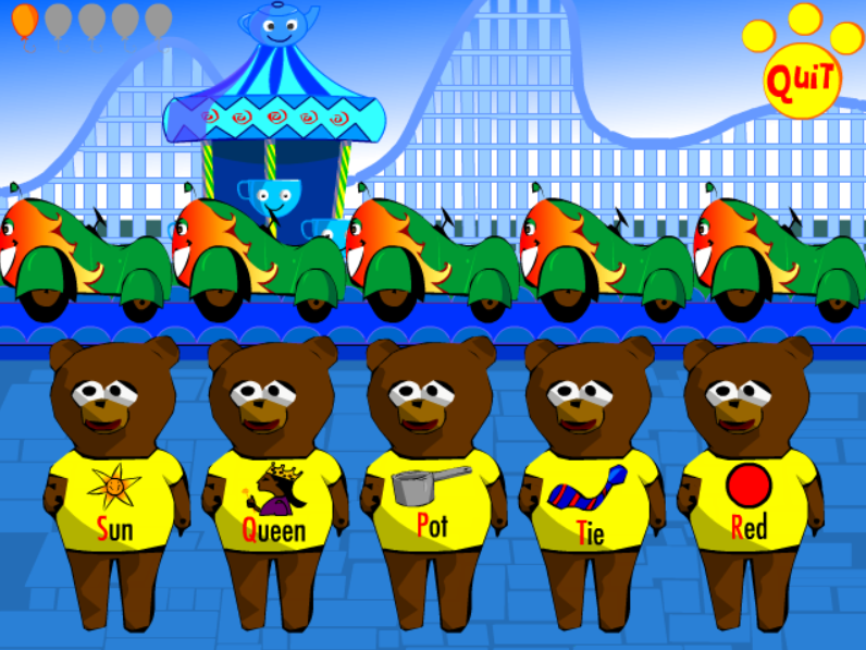 Paw Park Alphabet Bears