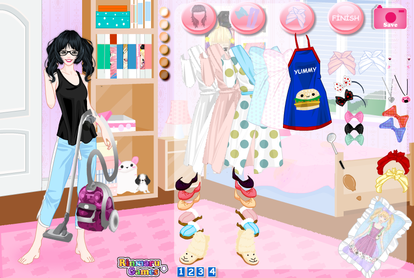 At Home Dress Up Game