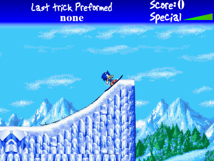 Sonic Snowboarding