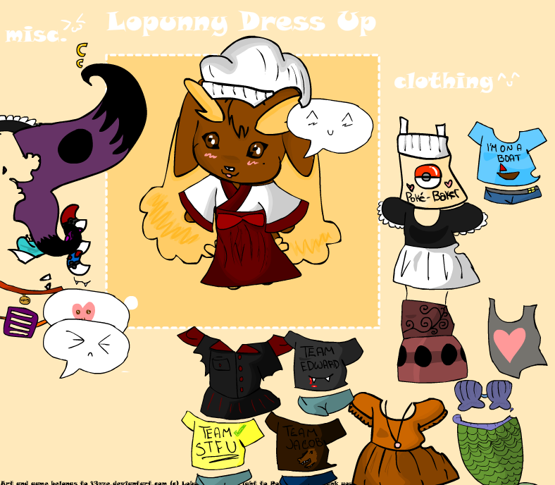 Lopunny Dress Up