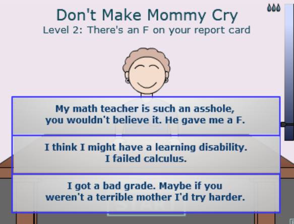 Don't Make Mommy Cry