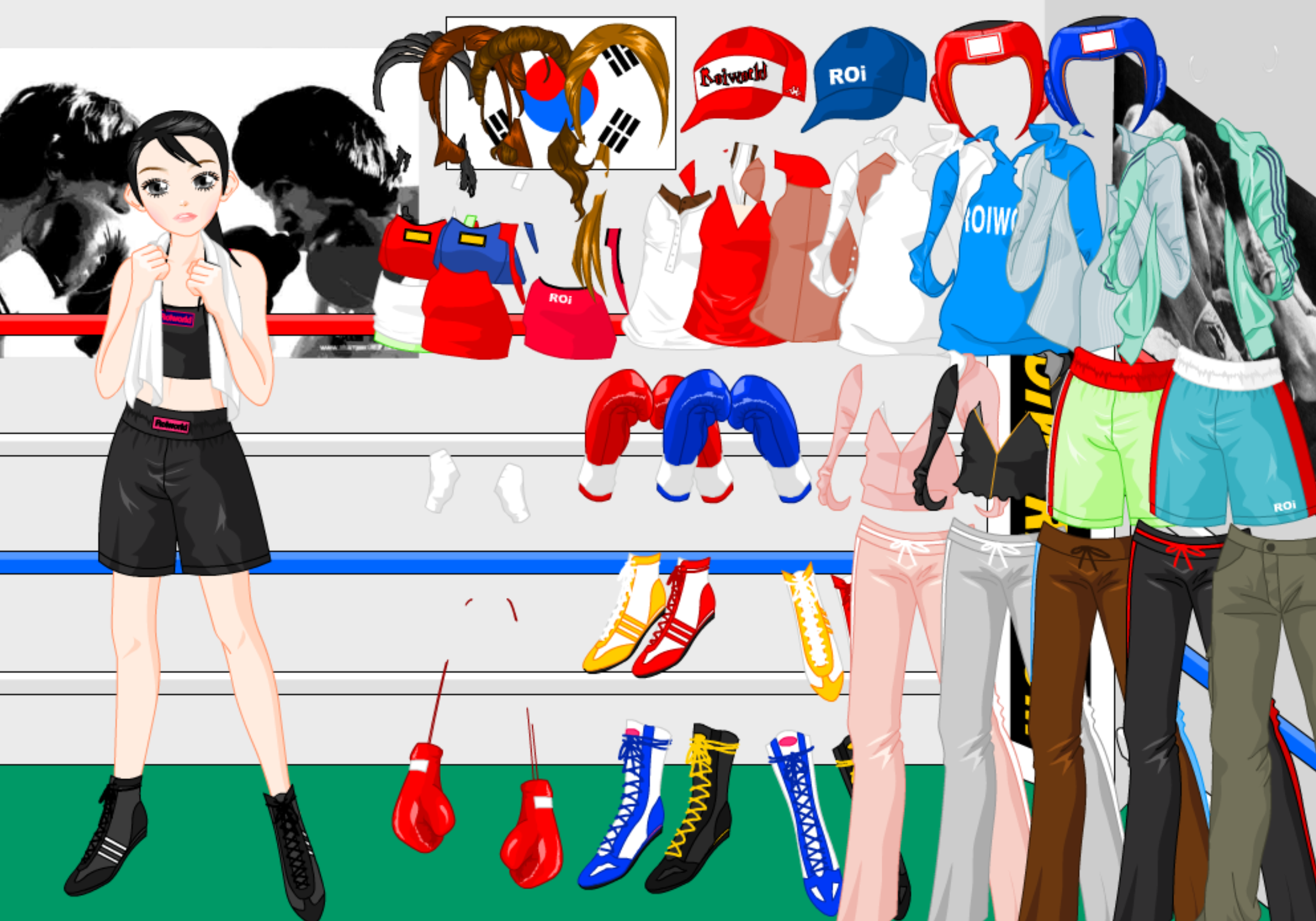 Roiworld Boxing Girl Dressup