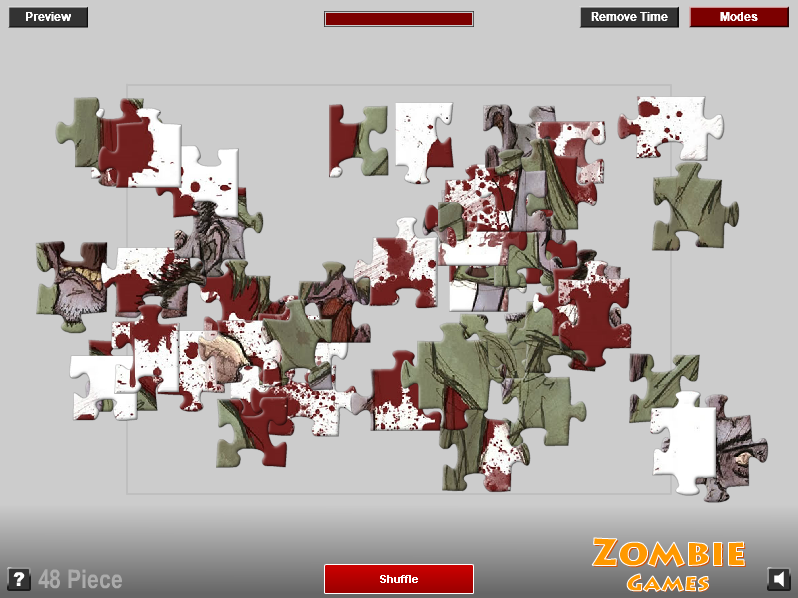 Zombie Puzzle Game