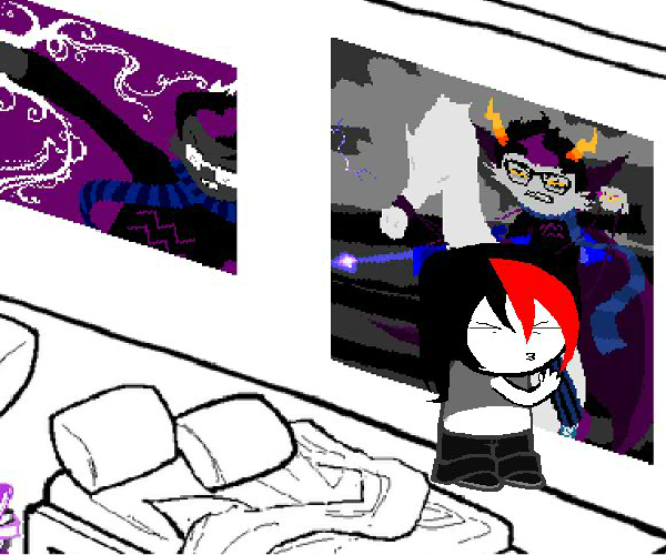 ===> Make out with poster of Eridan.