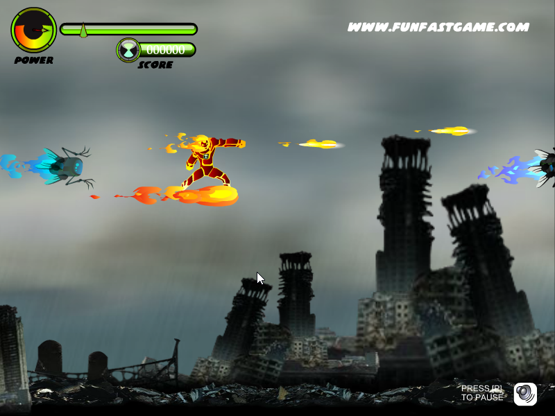 Ben 10 Protector of Earth: The Master of Flame