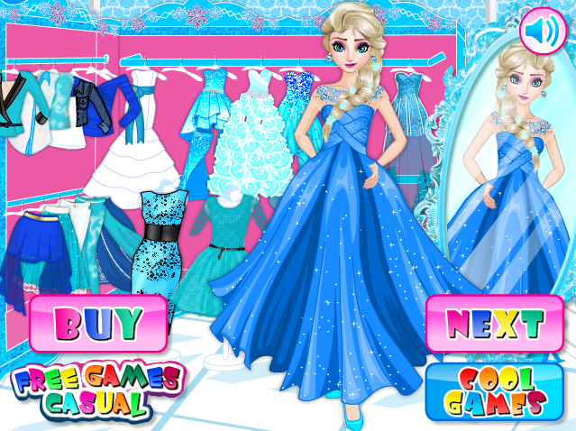 Frozen Elsa Shopping