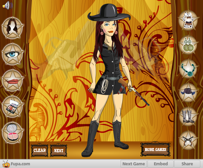 Cowgirl Lauren Dressup