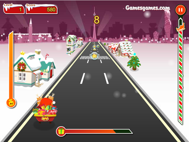 Crazy Santa Racer