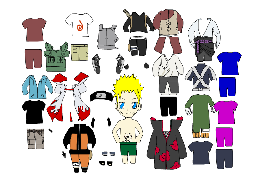 Naruto chibi dress up