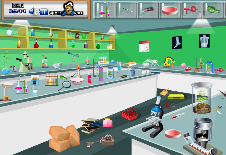 Hidden Objects: Science Lab 2