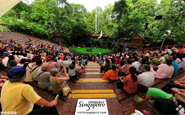 Jurong Bird Park Bird Show Virtual Reality Image