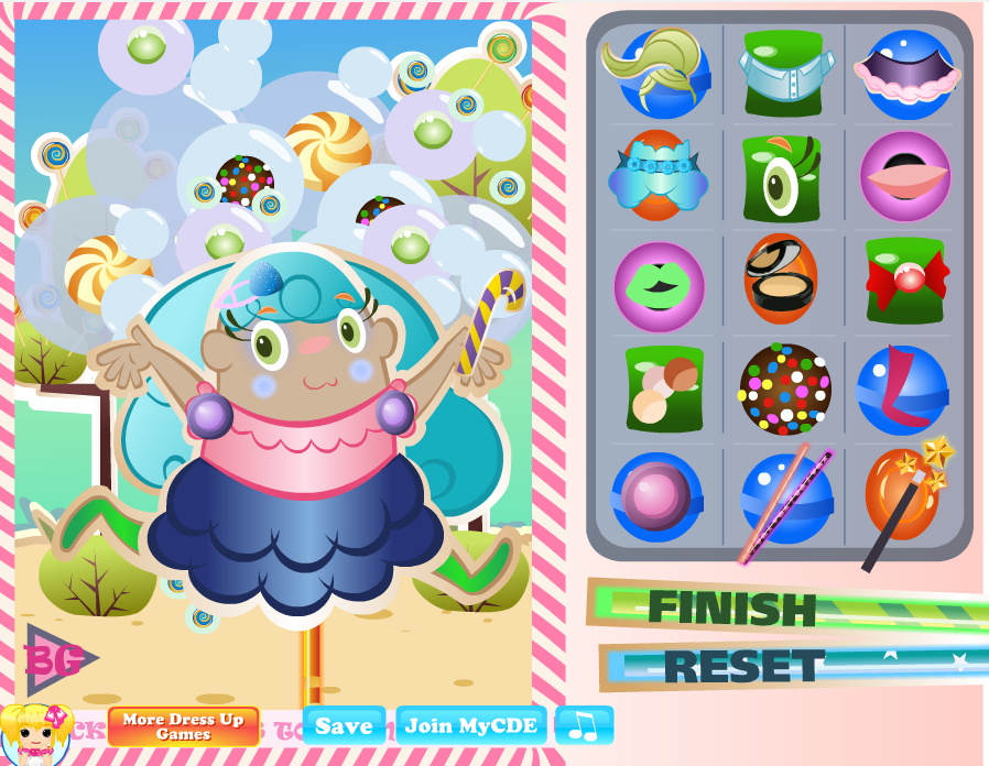 Candy Crush Dress Up