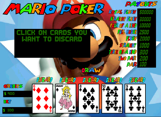 Mario Poker