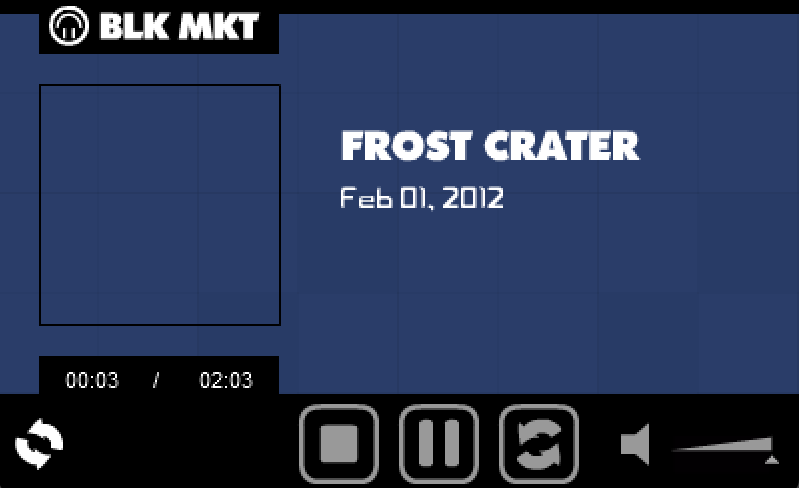 -Music- FROST CRATER