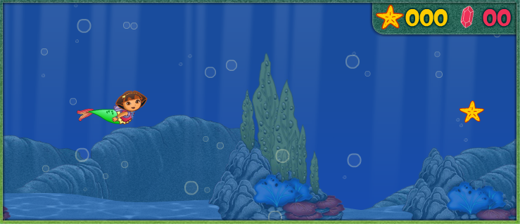 Dora's Mermaid Adventure Game