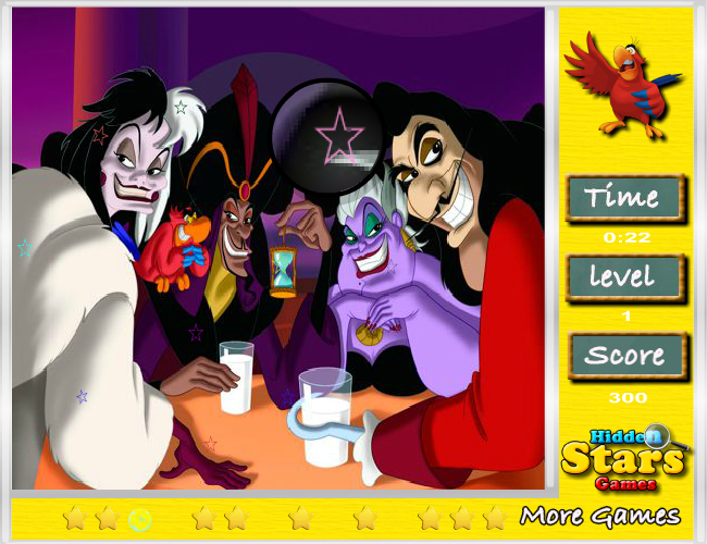 Disney Villains Hidden Stars