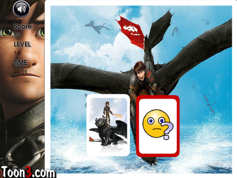 How To Train Your Dragon 2 Memory Matching