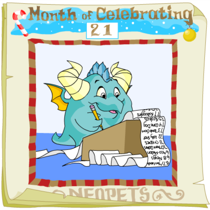 Neopets Advent Calendar 2001: Day 21