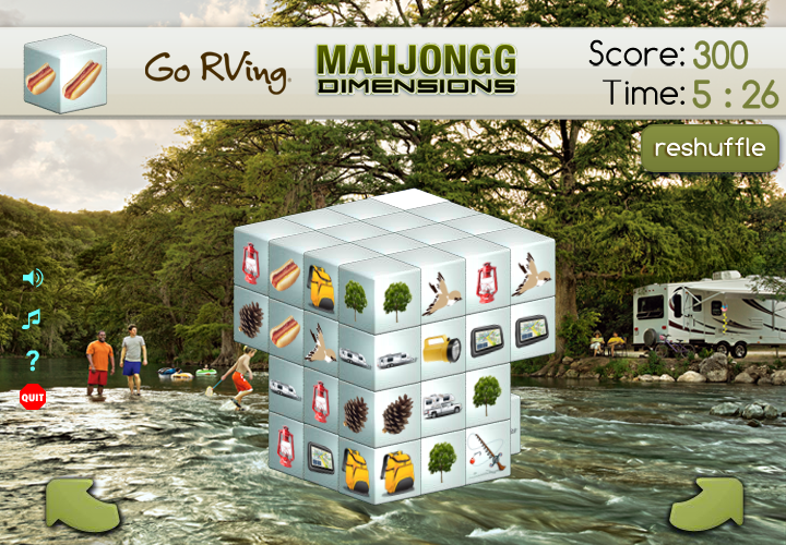 Go RVing Mahjongg Dimensions