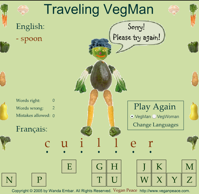 Traveling VegMan