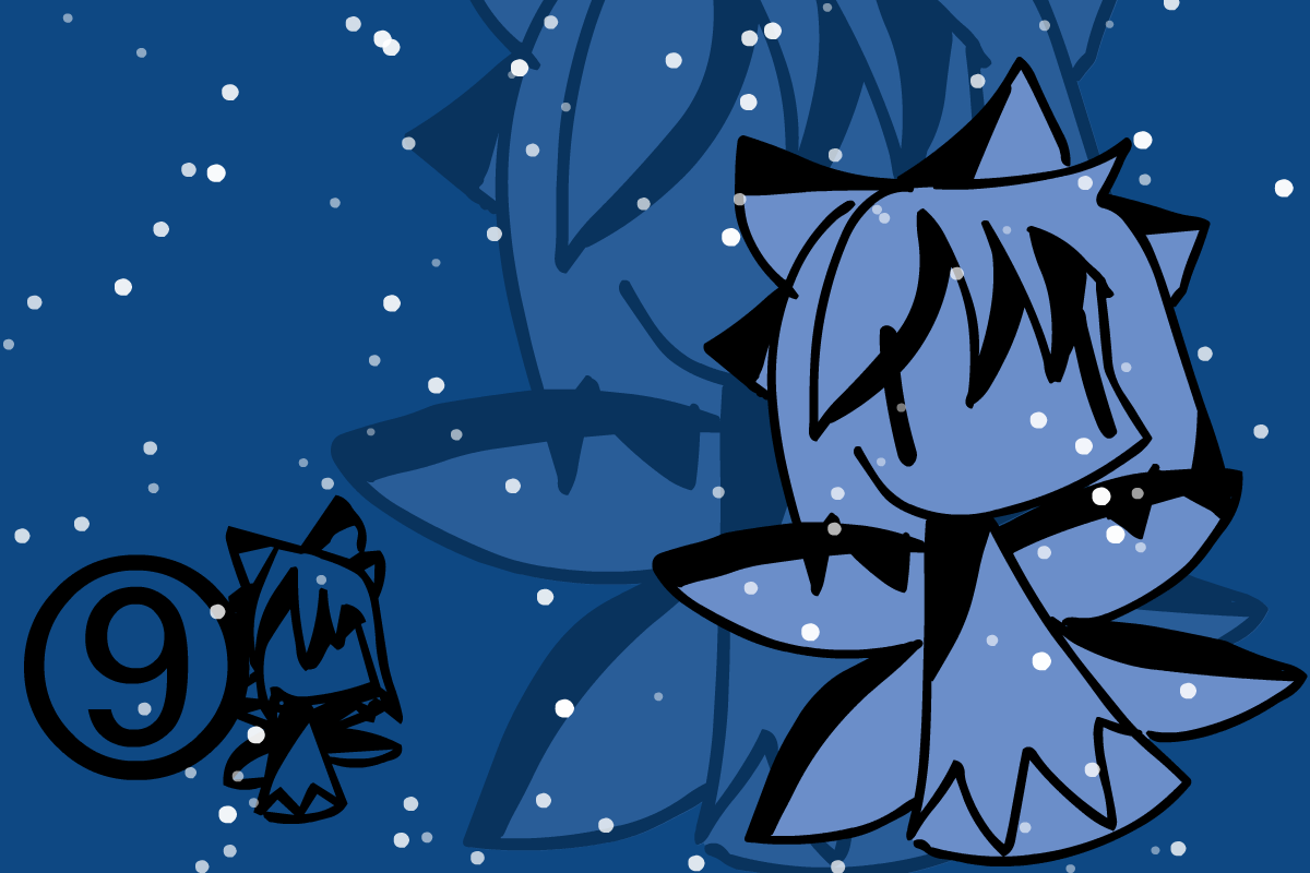 A Cirno wallpaper.