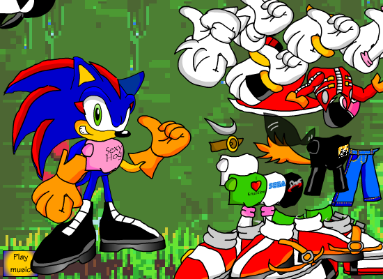 Dress Up Sonic Hedgehog